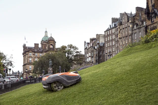 remotely controlled robotic mower